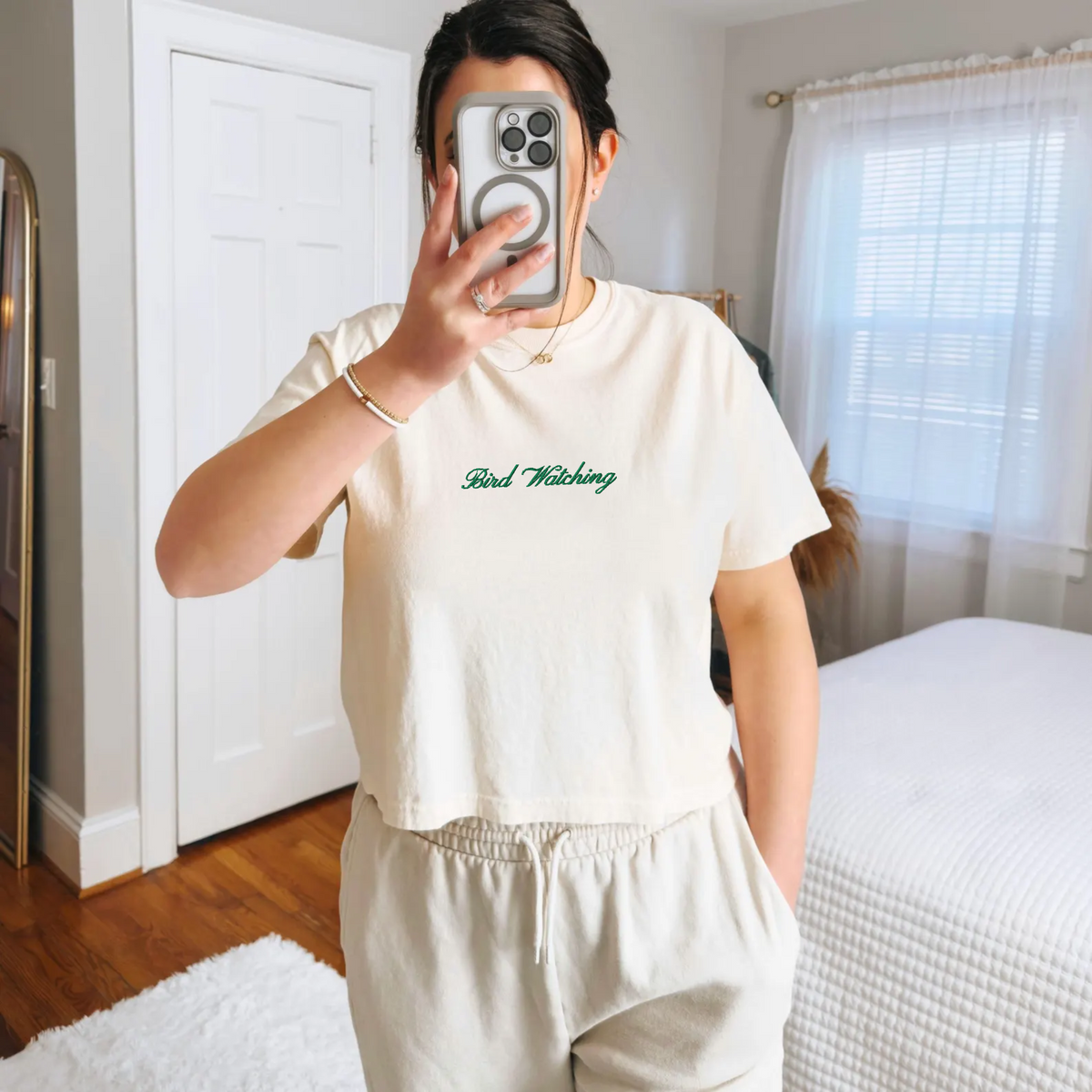 The Bird Watching Cropped Tee